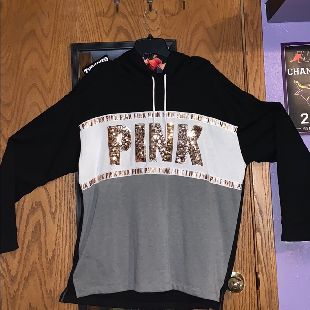 PINK VS bling hoodie